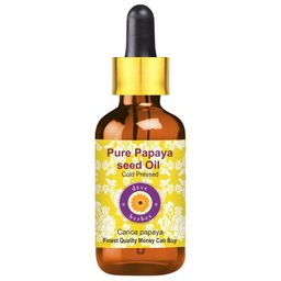 Deve Herbes Pure Papaya Seed Cold Pressed Oil with Glass Dropper - 50ml-picture-27