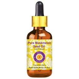 Deve Herbes Pure Muskmelon Seed Cold Pressed Oil with Glass Dropper - 30ml-picture-17