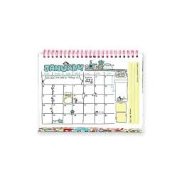 Alicia Souza 2026 Calendoodler 2-in-1 Desk Calendar & Notebook image 4