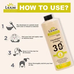Lilium Professional Rich Cream Developer 9% 30 Volume - 800ml image 2