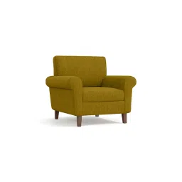 urban ladder create Oxford 1 Seater Fabric Sofa in Olive Green Colour-picture-20