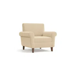 urban ladder create Oxford 1 Seater Fabric Sofa in Birch Beige Colour-picture-24