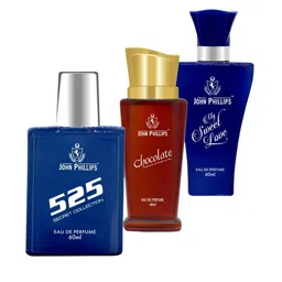 JOHN PHILLIPS Set of 3 Eau De Parfum 60 ml each - 525 + Chocolate + My Sweet Love image 1