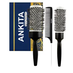 ANKITA 3-Pcs AP-2437 Hair Brush Combo - Black-image-5