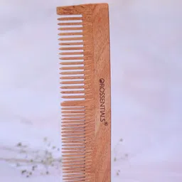 OROSSENTIALS Kacchi Neem Wooden Comb - Beige image 2
