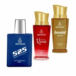 JOHN PHILLIPS Set of 3 EDP 60 ml Each-525 Secret Collection+Magic Rose+Sandal Imperia-picture-31