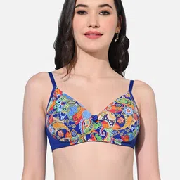 FIMS Pack Of 2 Floral Full Coverage Lightly Padded Bras With All Day Comfort image 2