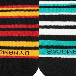 Dynamocks Pack Of 2 Striped Calf-Length Socks image 2