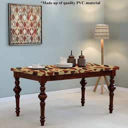 Stylista Yellow Waterproof 4-Seater Table Cover-picture-30