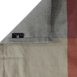 Arrabi Brown & Green Geometric Printed 6 Seater Table Cover image 4