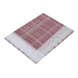 Kuber Industries Pink & White Printed 6 Seater Table Cover image 4