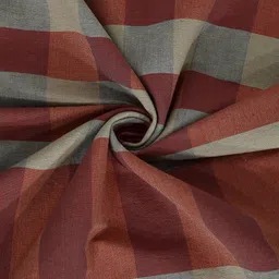 Arrabi Brown & Green Geometric Printed 6 Seater Table Cover image 5