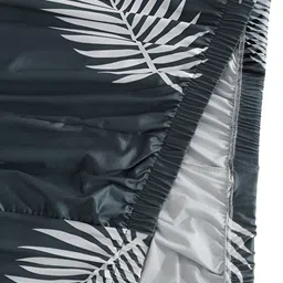 Aura Grey & White Printed Stretchable Three Seater Sofa Cover image 3