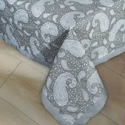 Texstylers Blue Ethnic Motifs Anti Slip Cotton 6 Seater Table Cover image 4