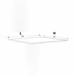 Stylista Purple & White Floral Waterproof Rectangle 10-Seater Table Cover image 5