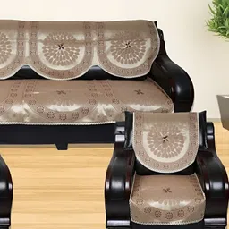 MONKDECOR Gold-Toned 6 Pieces Velvet Sofa Cover-picture-32