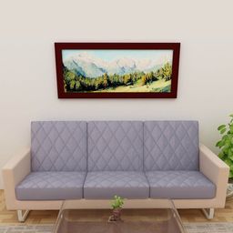 DREAM CARE Grey Patterned Quilted Waterproof & Stretchable Cotton 3-Seater Sofa Covers-picture-11