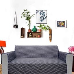 DREAM CARE Printed 3 Layers Waterproof Pearl Reversible 4-Seater Sofa Cover with Pockets-picture-40