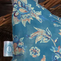 STITCHNEST Blue & White Set of 2 Ethnic Motifs Rectangle Cushion Covers image 2