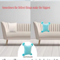 THROWPILLOW Turquoise Blue Square Cushion Covers image 3