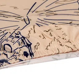 Cortina Set Of 6 Beige & Black Printed Chair Covers image 3