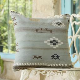 SANSKRUTIHOMES Grey & White Geometric Square Cushion Covers-picture-27