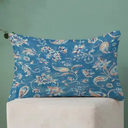 STITCHNEST Blue & White Set of 2 Ethnic Motifs Rectangle Cushion Covers image 4