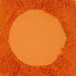 HOSTA HOMES Orange Set of 2 Geometric Pure Cotton Square Cushion Covers image 3