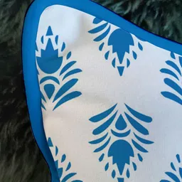 STITCHNEST Set of 5 Cotton Floral Square Cushion Covers image 3