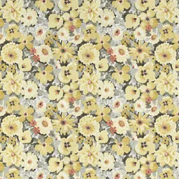 DDecor Yellow & Green Floral  Cotton 180 TC King Bedsheet with 2 Pillow Covers image 4