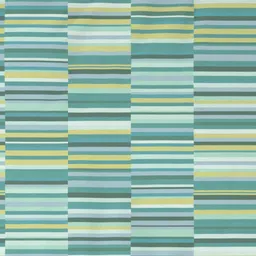 DDecor Green & White Striped 130 TC Queen Bedsheet with 2 Pillow Covers image 4