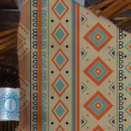 STITCHNEST Pack Of 2 Brown Printed Rectangle Cushion Covers image 3