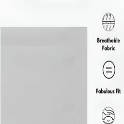 Bromwick Grey Solid Cotton 210 TC Single Bedsheet with 1 Pillow Cover image 3