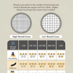 Aura Blue & White Geometric 144 TC Microfiber Queen Bedsheet With 2 Pillow Covers image 5