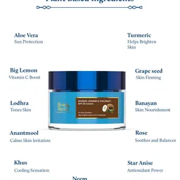 Blue Nectar Shubhr Jasmine & Coconut SPF 30 Cream - 50g image 3