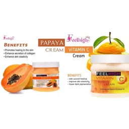 FEELHIGH Set Of 2 Papaya & Vitamin C Face Moisturizing Cream image 2