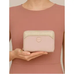 ESBEDA Cream Classic Zipper Wallet-image-10