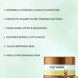 Just Herbs Hydrating All Purpose Gel Creme with Aloe & Cucumber - 60g image 3