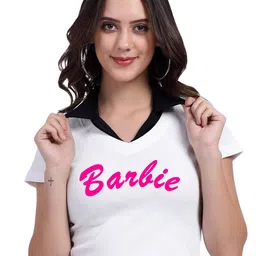 TABADTOD Shirt Collar Printed Crop Top-picture-42