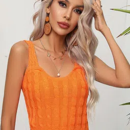 StyleCast Self Design Crop Top-picture-28