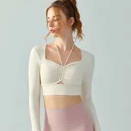 JC Collection Halter Neck Fitted Sports Crop Top-picture-37