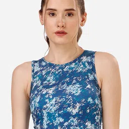 Soie Women Sleeveless Quick Dry Printed Athleisure Crop Top-picture-25