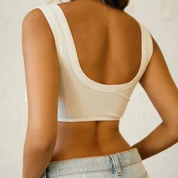 StyleCast x Revolte Lace Bralette Crop Top image 5