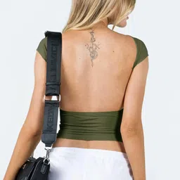 StyleCast Short Sleeves Round Neck Crop Top image 3