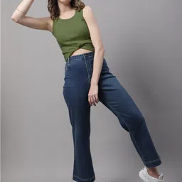 FBAR Pack Of 2 Round Neck Sleeveless Twisted Crop Tops image 4