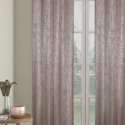 SOKNACK Brown Black Out Long Door Curtain-picture-25