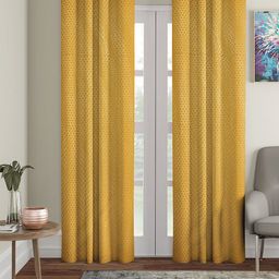 Aura Mustard 2Pcs Regular Door Curtain-picture-39