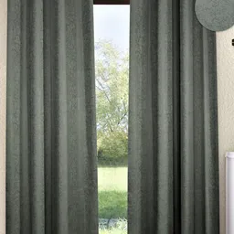 Home Sizzler Grey Set of 2 Black Out Window Curtains-picture-14