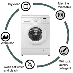 CASABLEU Yellow Set of 2 Geometric Long Door Curtain image 4