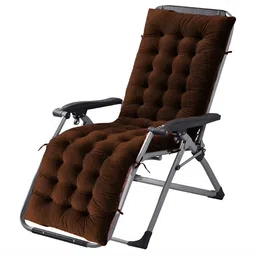 Mom's Moon Brown Cotton Rectangle Shaped Rocking Chair Cushion-image-90